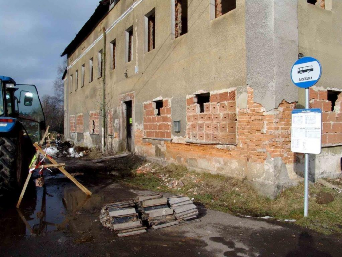 Hotel - vor dem Wiederaufbau