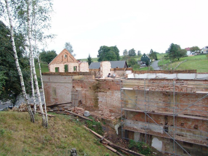 Hotel - vor dem Wiederaufbau